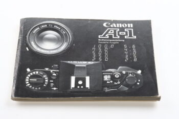 Canon A-1 Bedienungsanleitung