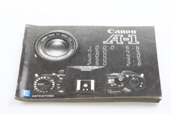 Canon A-1 Instructions Manual