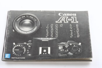 Canon A-1 Instructions Manual