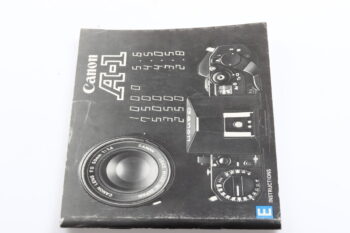 Canon A-1 Instructions Manual
