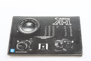 Canon A-1 Instructions Manual