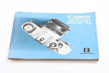 Canon AV-1 Instructions Manual