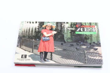 Canon AE-1 Program Instructions Manual