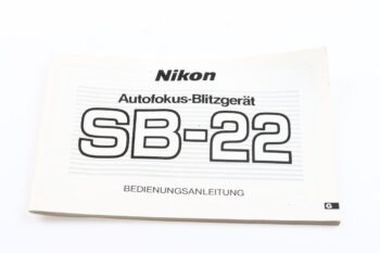 Nikon Speedlight SB-22 Bedienungsanleitung