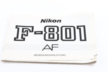 Nikon F-801 Bedienungsanleitung