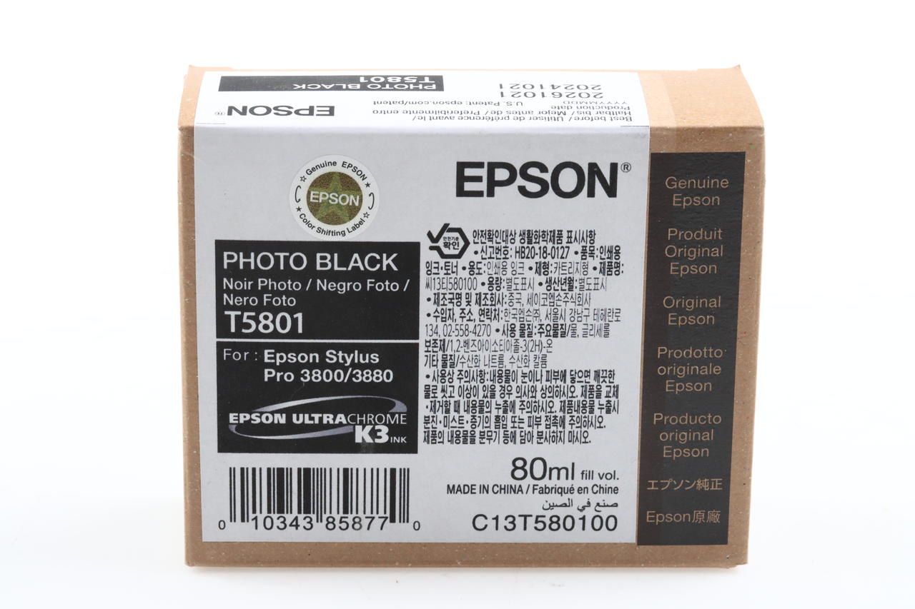 Epson T5801 Photo Black Tinte für Stylus Pro 3800