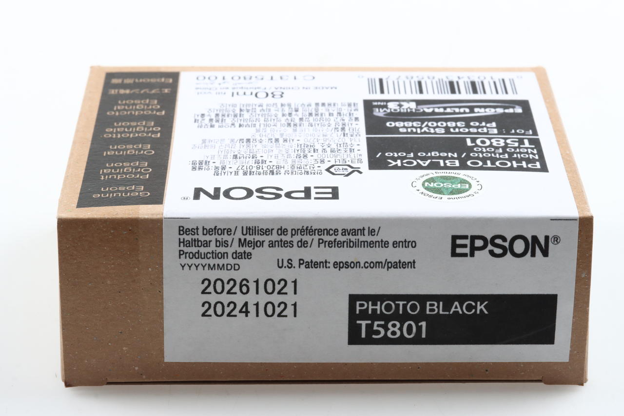 Epson T5801 Photo Black Tinte für Stylus Pro 3800