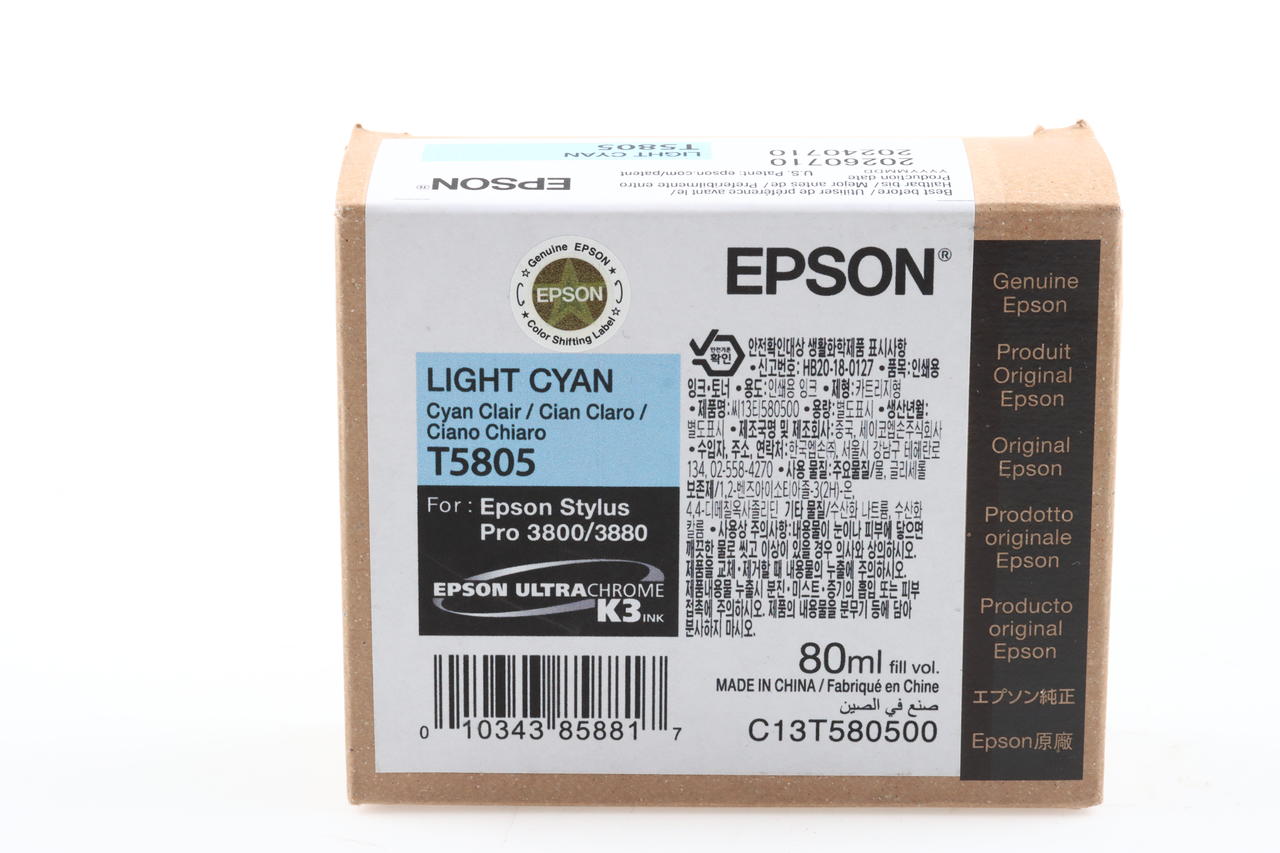 Epson T5805 Light Cyan Tinte für Stylus Pro 3800