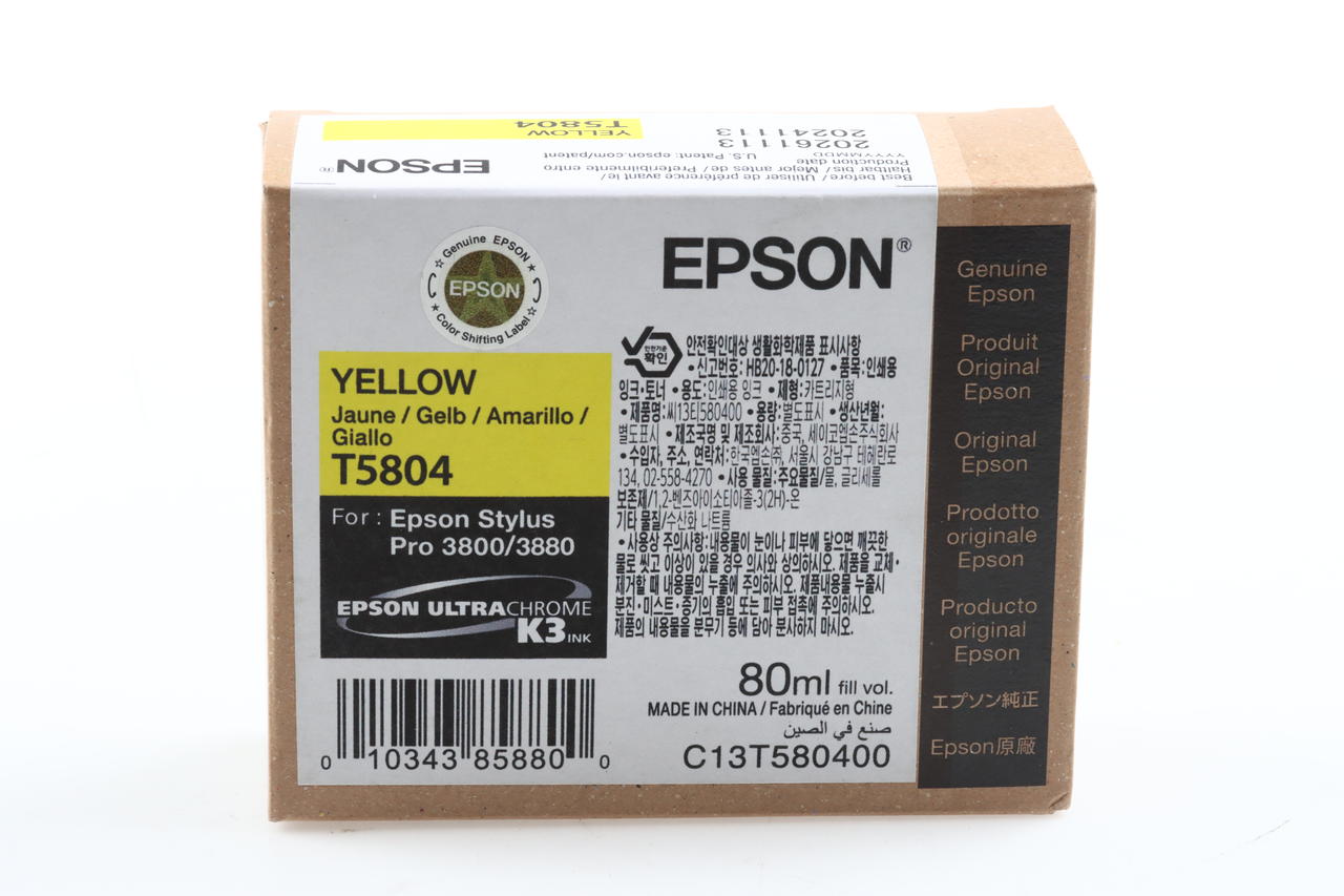 Epson T5807 Light Black Tinte für Stylus Pro 3800