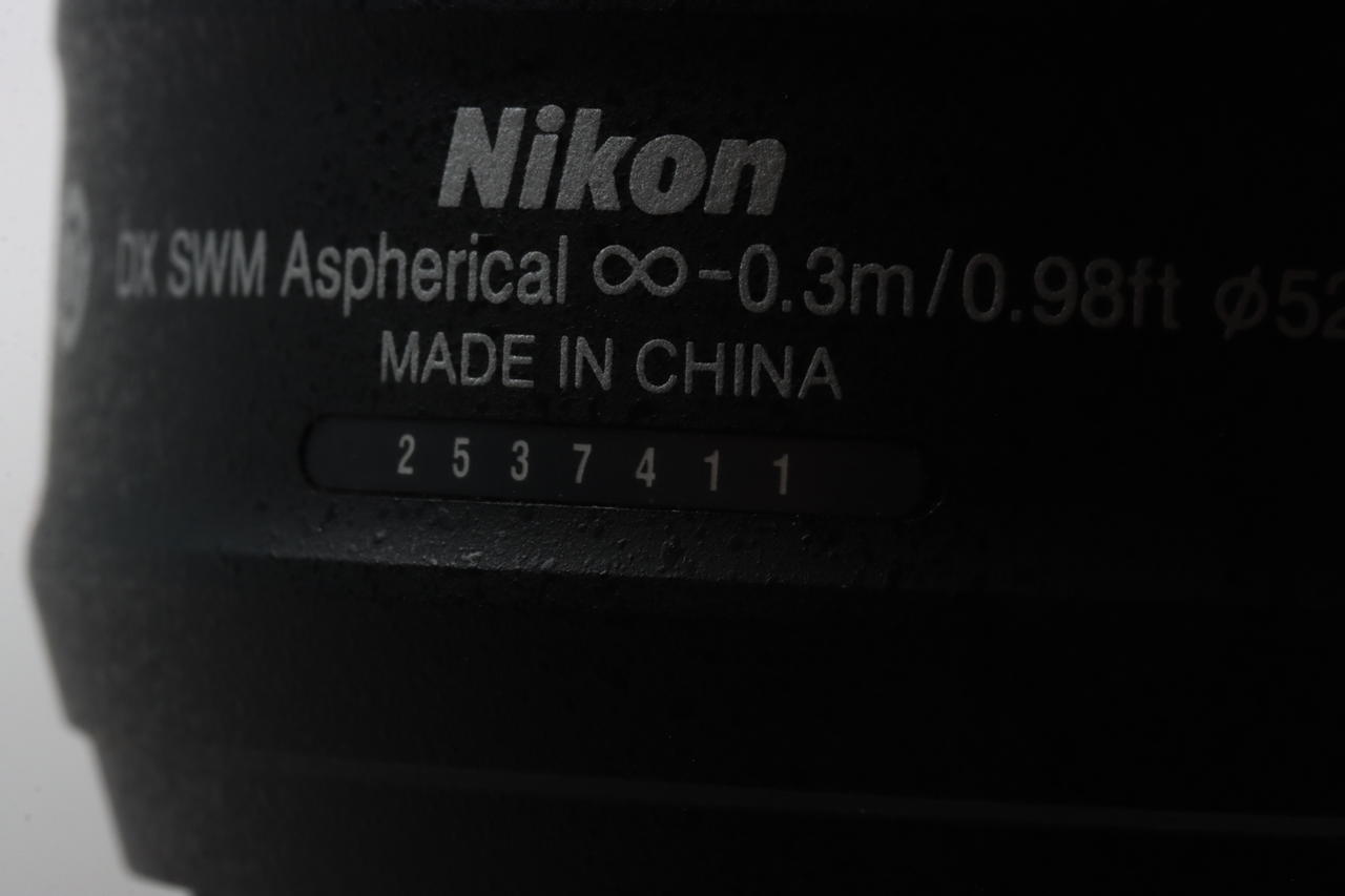 Nikon AF-S DX NIKKOR 35mm f/1,8 G DX - #2537411