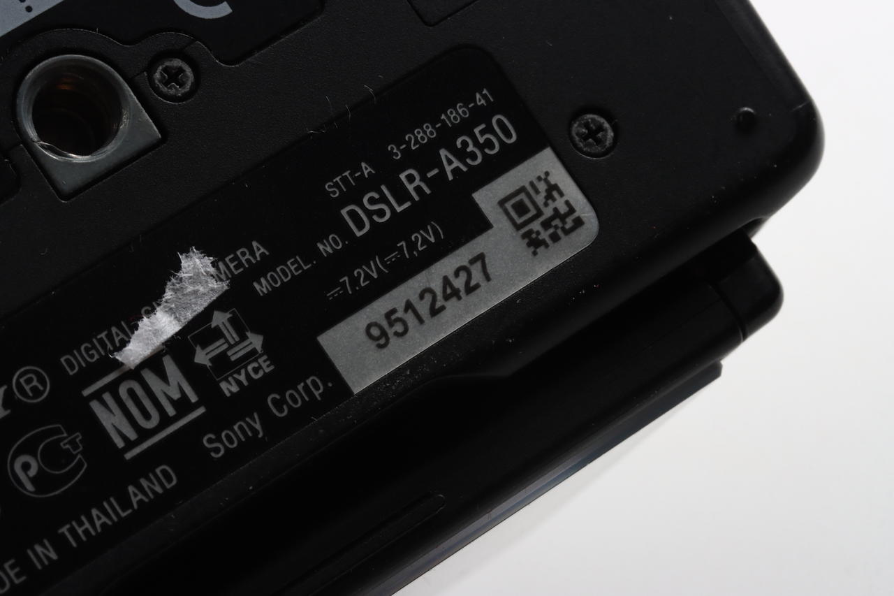 Sony Alpha 350 mit SAM DT 18-55mm f/3,5-5,6 - #9512427