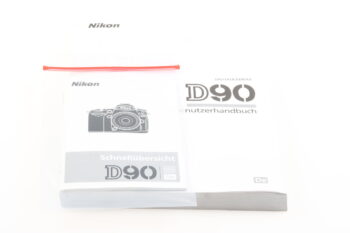 Nikon D90 Benutzerhandbuch DE mit Schnellstart