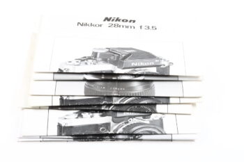 Nikon Konvolut diverse Anleitungen für MF Objektive