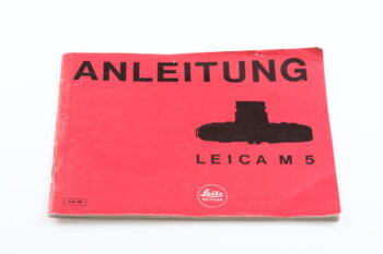 Leica Bedienungsanleitung für M5