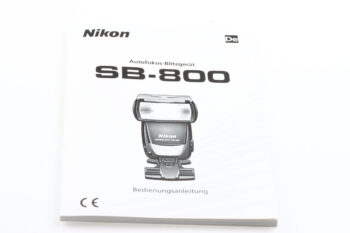 Nikon SB-800 Bedienungsanleitung