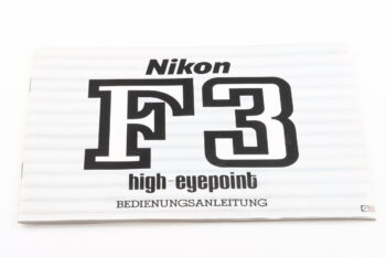 Nikon F3 HP Bedienungsanleitung