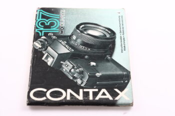Contax 137 MD Quartz Gebrauchsanweisung (En/De/Fr/Es)