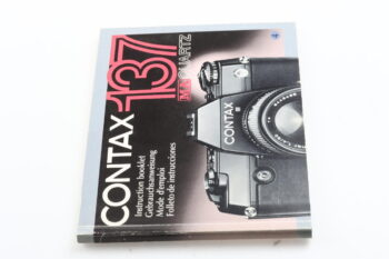 Contax 137 MA Quartz Gebrauchsanweisung (En/De/Fr/Es)