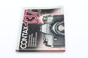 Contax 137 MA Quartz Gebrauchsanweisung (En/De/Fr/Es)