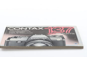 Contax 137 MA Quartz Gebrauchsanweisung (En/De/Fr/Es)
