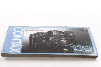 Contax 139 Quartz Gebrauchsanweisung (En/De/Fr/Es)