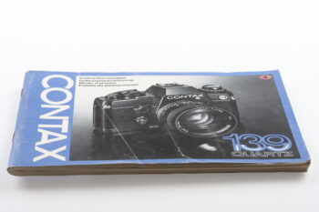 Contax 139 Quartz Gebrauchsanweisung (En/De/Fr/Es)