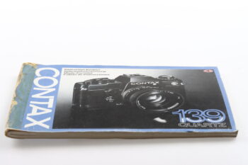Contax 139 Quartz Gebrauchsanweisung (En/De/Fr/Es)