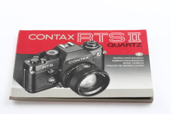 Contax RTS II Quartz Gebrauchsanweisung (En/De/Fr/Es)