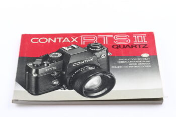 Contax RTS II Quartz Gebrauchsanweisung (En/De/Fr/Es)