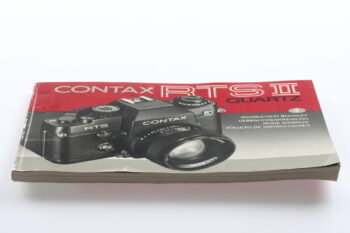 Contax RTS II Quartz Gebrauchsanweisung (En/De/Fr/Es)