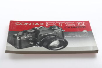 Contax RTS II Quartz Gebrauchsanweisung (En/De/Fr/Es)
