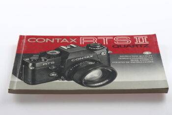 Contax RTS II Quartz Gebrauchsanweisung (En/De/Fr/Es)