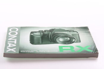 Contax RX Gebrauchsanweisung (En/De/Fr/Es)