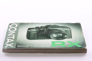 Contax RX Gebrauchsanweisung (En/De/Fr/Es)
