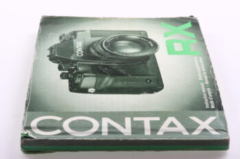 Contax RX Gebrauchsanweisung (En/De/Fr/Es)