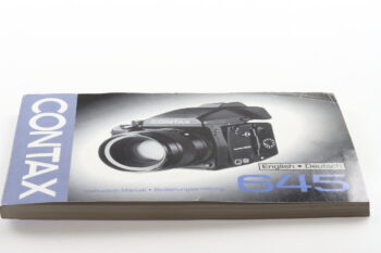 Contax 645 Gebrauchsanweisung (En/De)
