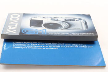 Contax G1 Gebrauchsanweisung (En/De/Fr/Es)
