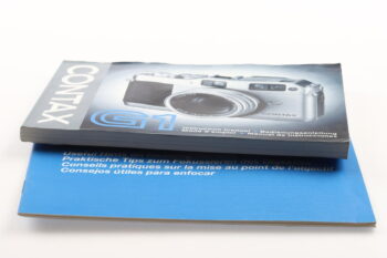 Contax G1 Gebrauchsanweisung (En/De/Fr/Es)