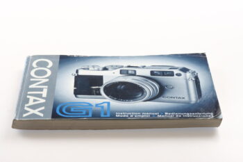 Contax G1 Gebrauchsanweisung (En/De/Fr/Es)