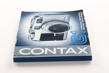 Contax G1 Gebrauchsanweisung (En/De/Fr/Es)