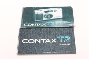 Contax T2 Gebrauchsanweisung (En/De/Fr/Es)