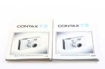 Contax T3 Gebrauchsanweisung (En/De/Fr/Es)