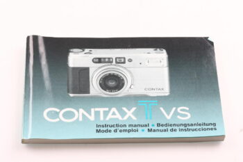 Contax TVS Gebrauchsanweisung (En/De/Fr/Es)