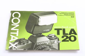 Contax TLA 20 Blitz Gebrauchsanweisung (En/De/Fr/Es)