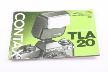 Contax TLA 20 Blitz Gebrauchsanweisung (En/De/Fr/Es)