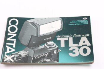Contax TLA 30 Blitz Gebrauchsanweisung (En/De/Fr/Es)