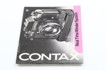 Contax Real Time Winder System Gebrauchsanweisung (En/De)