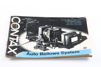 Contax Auto Bellows System Gebrauchsanweisung (En/De/Fr/Es)
