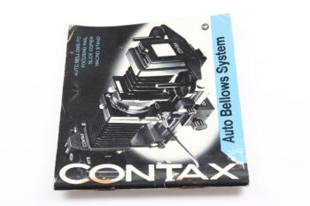 Contax Auto Bellows System Gebrauchsanweisung (En/De/Fr/Es)