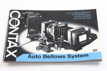 Contax Auto Bellows System Gebrauchsanweisung (En/De/Fr/Es)